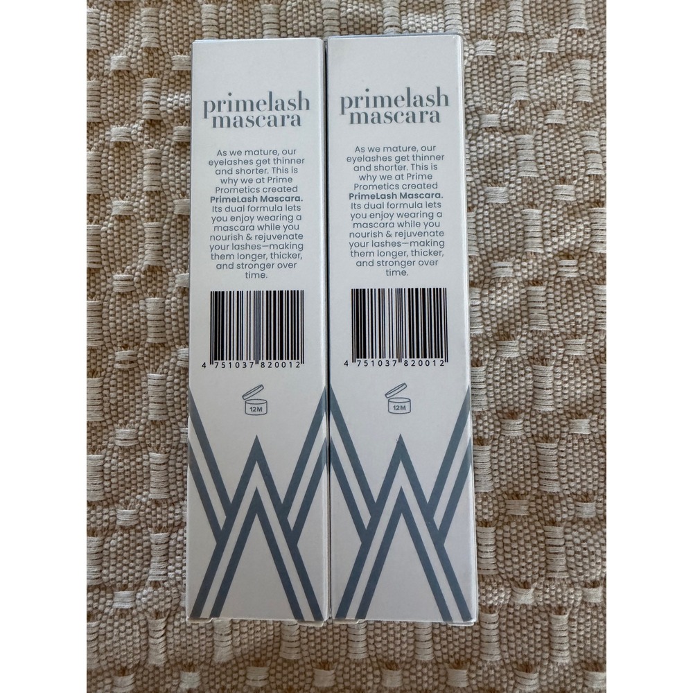 Prime Prometics PrimeLash Lengthening Volumizing Mascara Black 2 Pack New - Picture 2 of 3